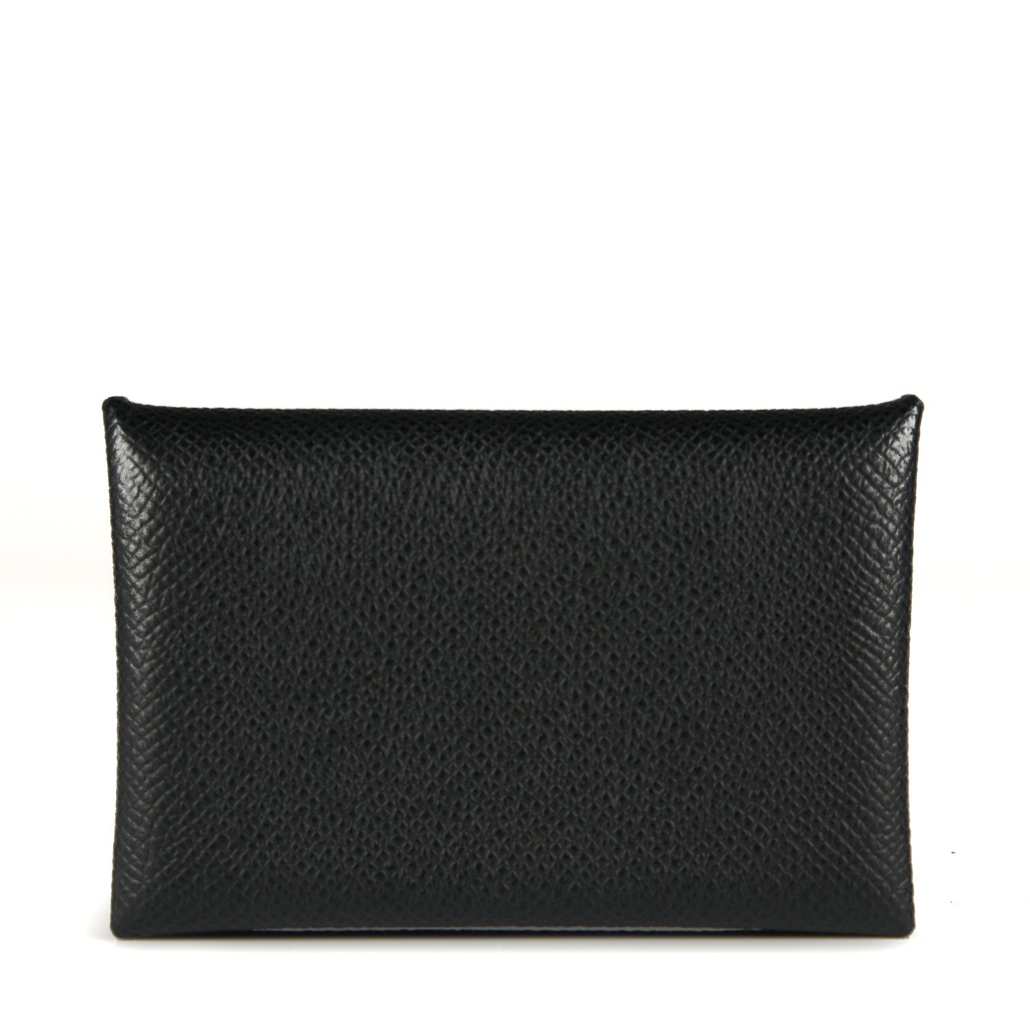 Hermes Epsom Calvi Card Case Black 1 of 7