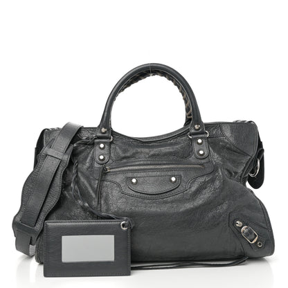 Balenciaga Agneau Classic Silver Hardware City Gris Fossile 3 of 11