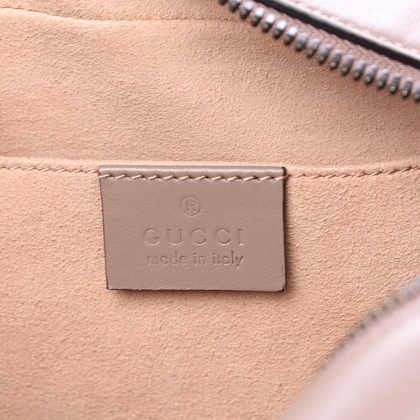 Calfskin Matelasse Small GG Marmont Chain Shoulder Bag Porcelain Rose