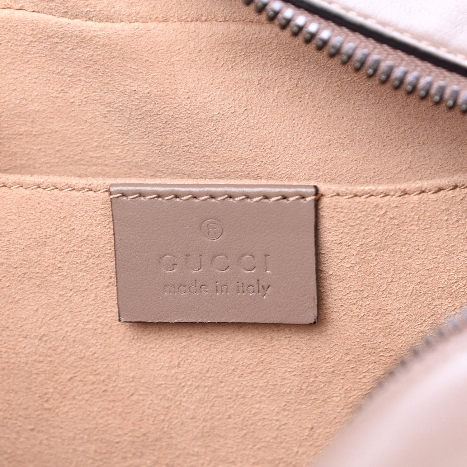 Gucci Calfskin Matelasse Small GG Marmont Chain Shoulder Bag Porcelain Rose 5 of 9