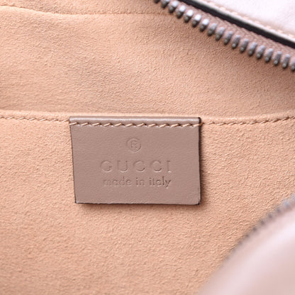 Gucci Calfskin Matelasse Small GG Marmont Chain Shoulder Bag Porcelain Rose 5 of 9