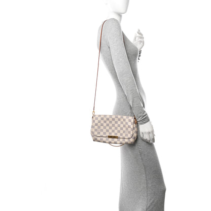 Louis Vuitton Damier Azur Favorite MM 2 of 13
