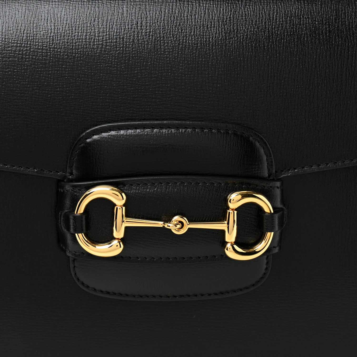 Gucci Azalea Calfskin Horsebit 1955 Shoulder Bag Black 8 of 10