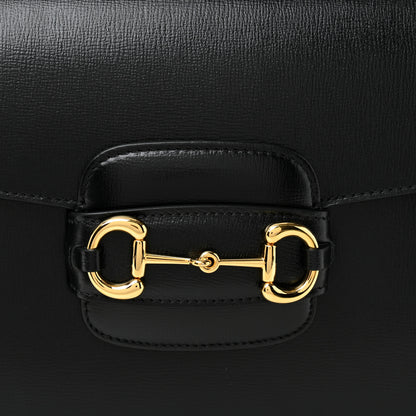 Gucci Azalea Calfskin Horsebit 1955 Shoulder Bag Black 8 of 10