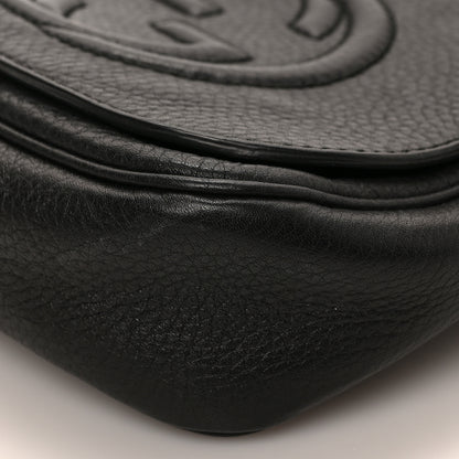 Gucci Pebbled Calfskin Small Soho Flap Crossbody Black 8 of 8