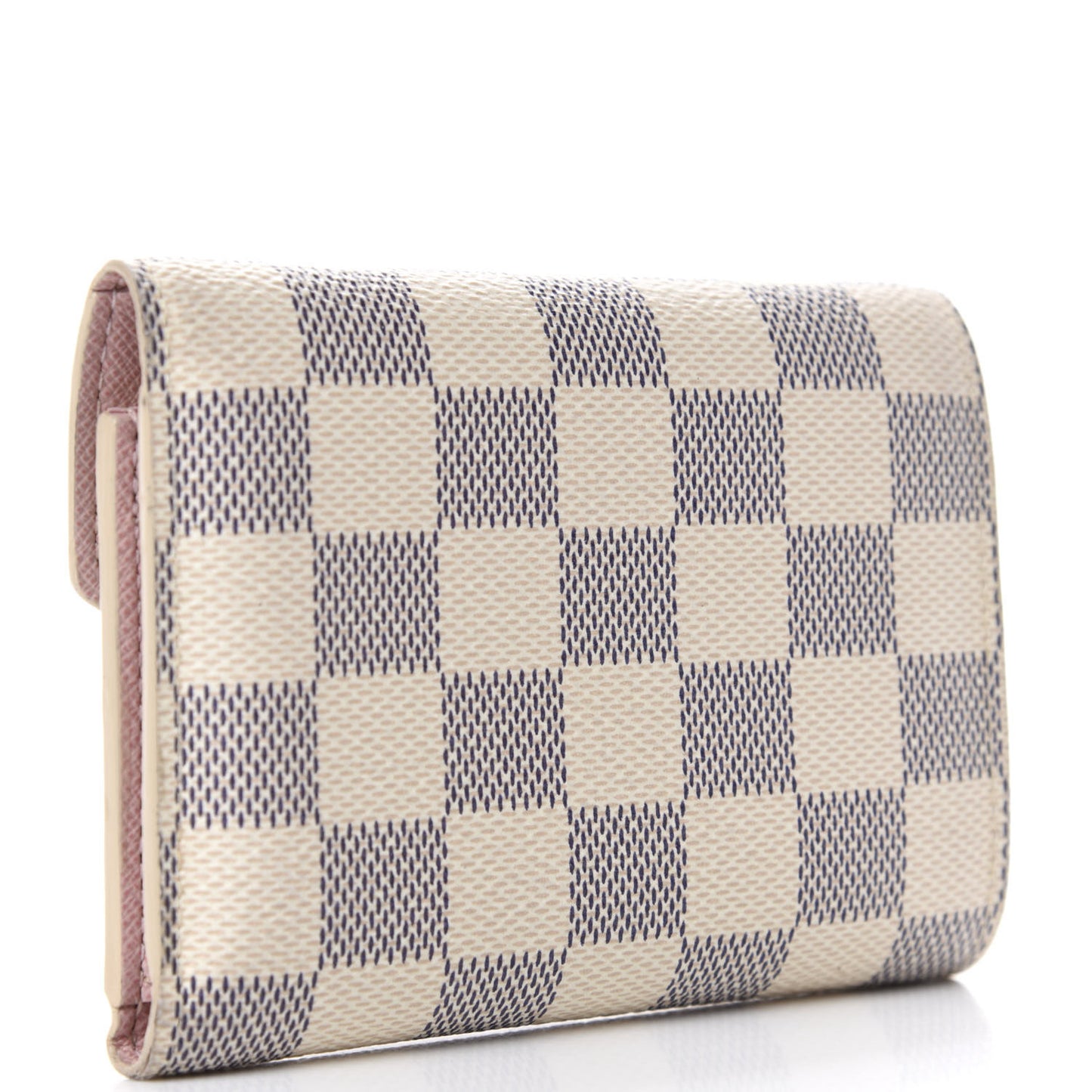 Damier Azur Victorine Wallet Rose Ballerine