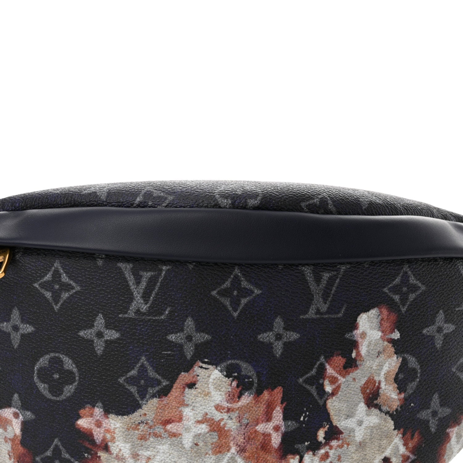 Louis Vuitton Monogram Eclipse Discovery Bleached Bumbag PM Ink Blue 7 of 9
