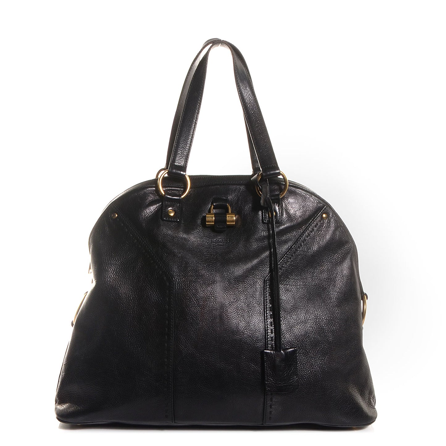 Leather Oversized Muse Black