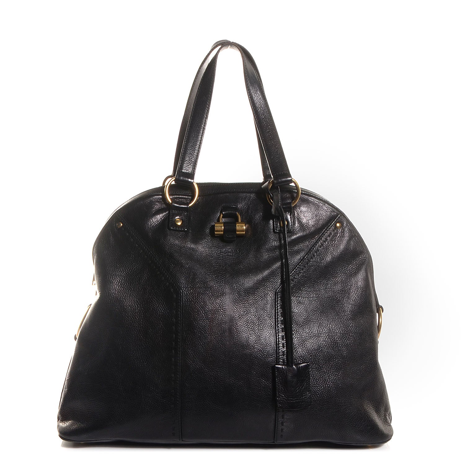 Saint Laurent Leather Oversized Muse Black 1 of 9