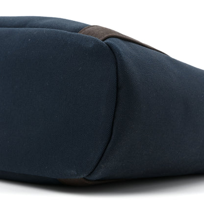 Hermes Canvas The Grooming Bag Bleu Navy Feu 8 of 12