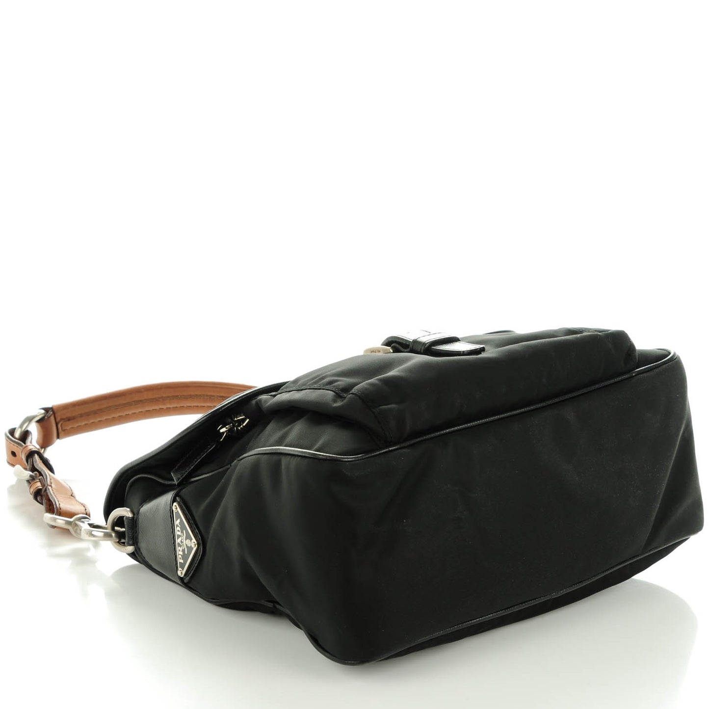 Nylon Vela Shoulder Bag Black