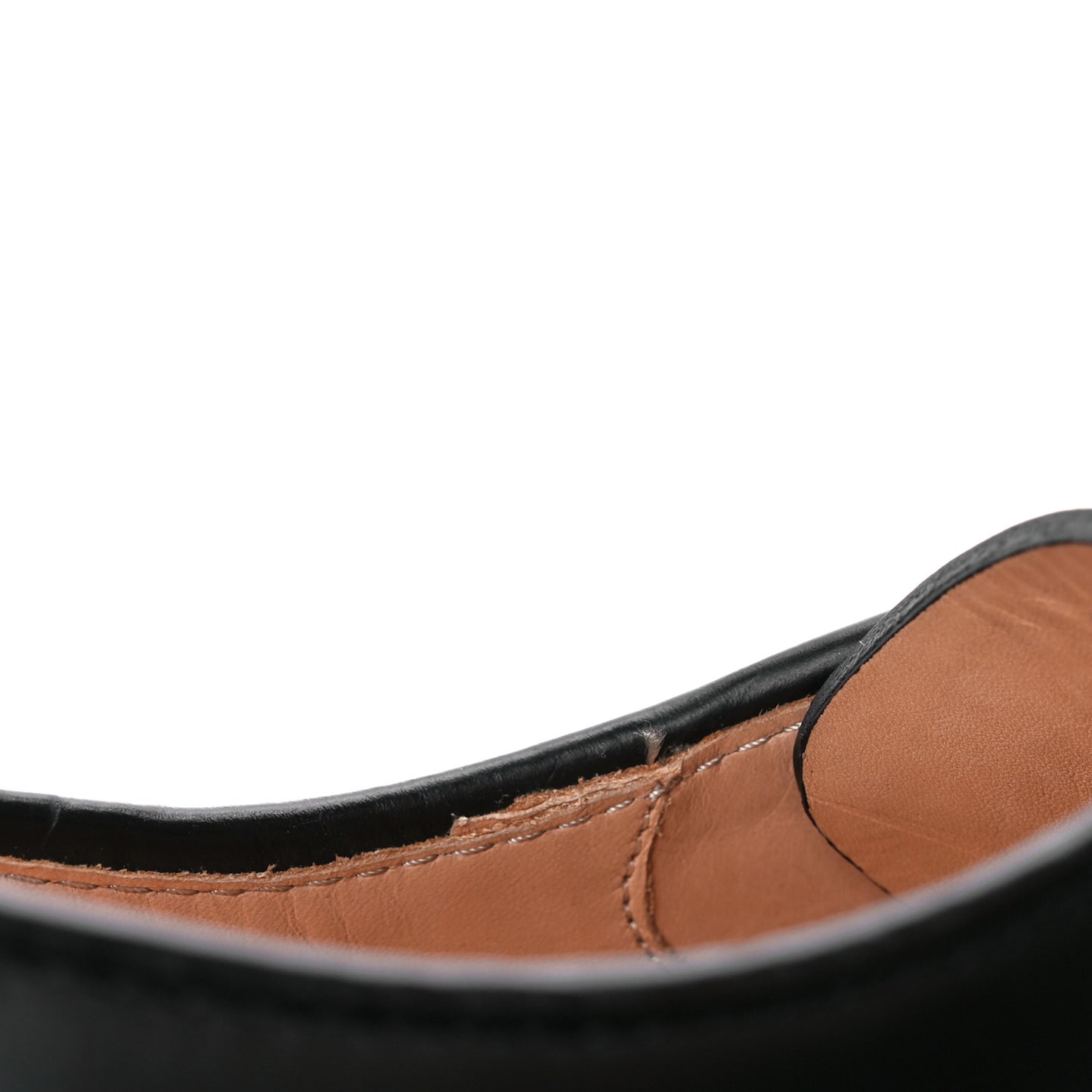 Calfskin Platform Derby Shoes 38 Black