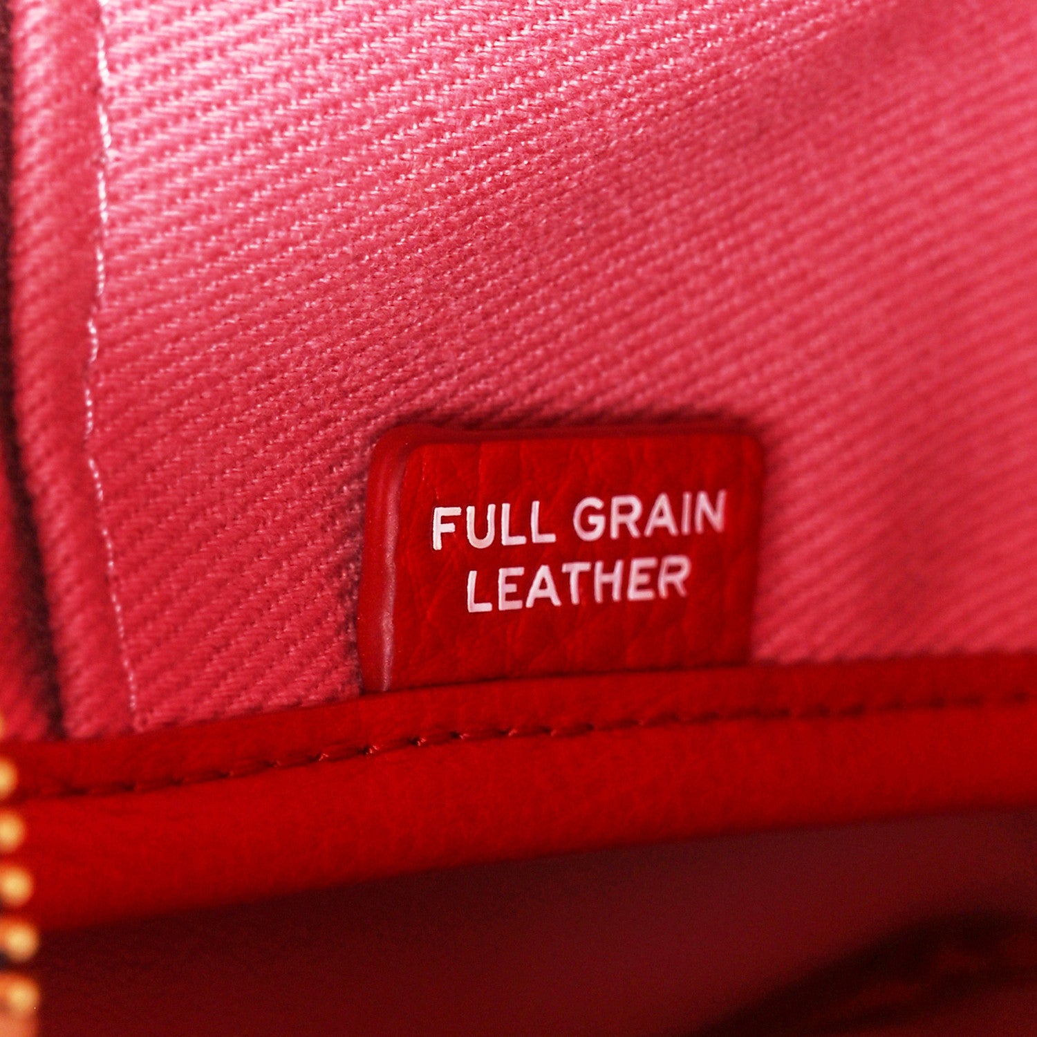 Marc Jacobs Grained Calfskin Medium The Tote Bag True Red 8 of 13