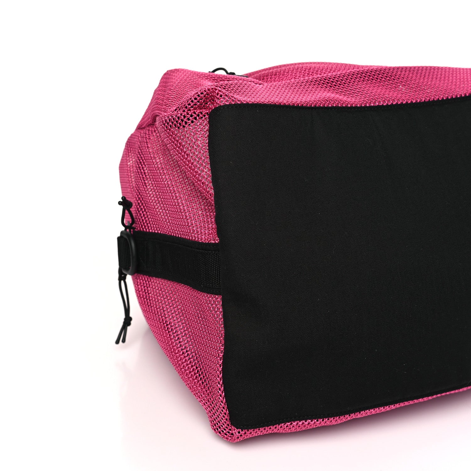 Saint Laurent Nylon Mesh Duffle Bag Fuchsia 7 of 8