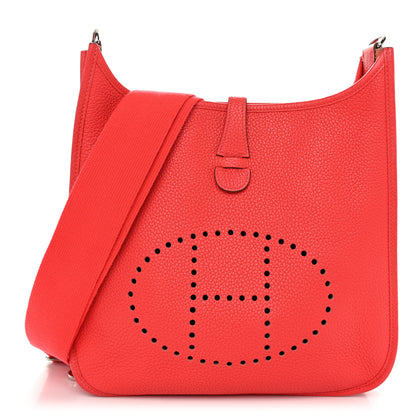 Hermes Taurillon Clemence Evelyne III PM Rose Jaipur 1 of 10