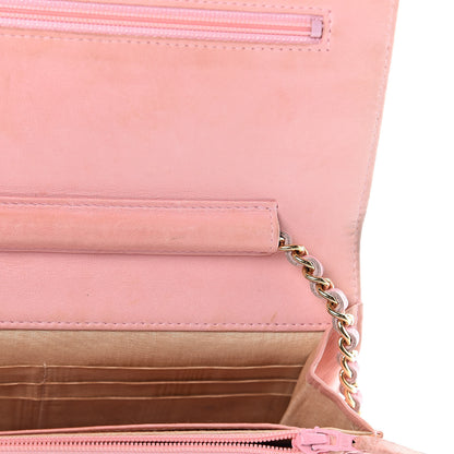 Chanel Caviar Timeless CC Wallet On Chain WOC Pink 13 of 14
