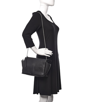 Celine Supple Natural Calfskin Tri-Fold Clutch Black 2 of 11
