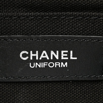 Chanel Calfskin Quilted CC Uniform Flap Belt Bag Black 6 of 10