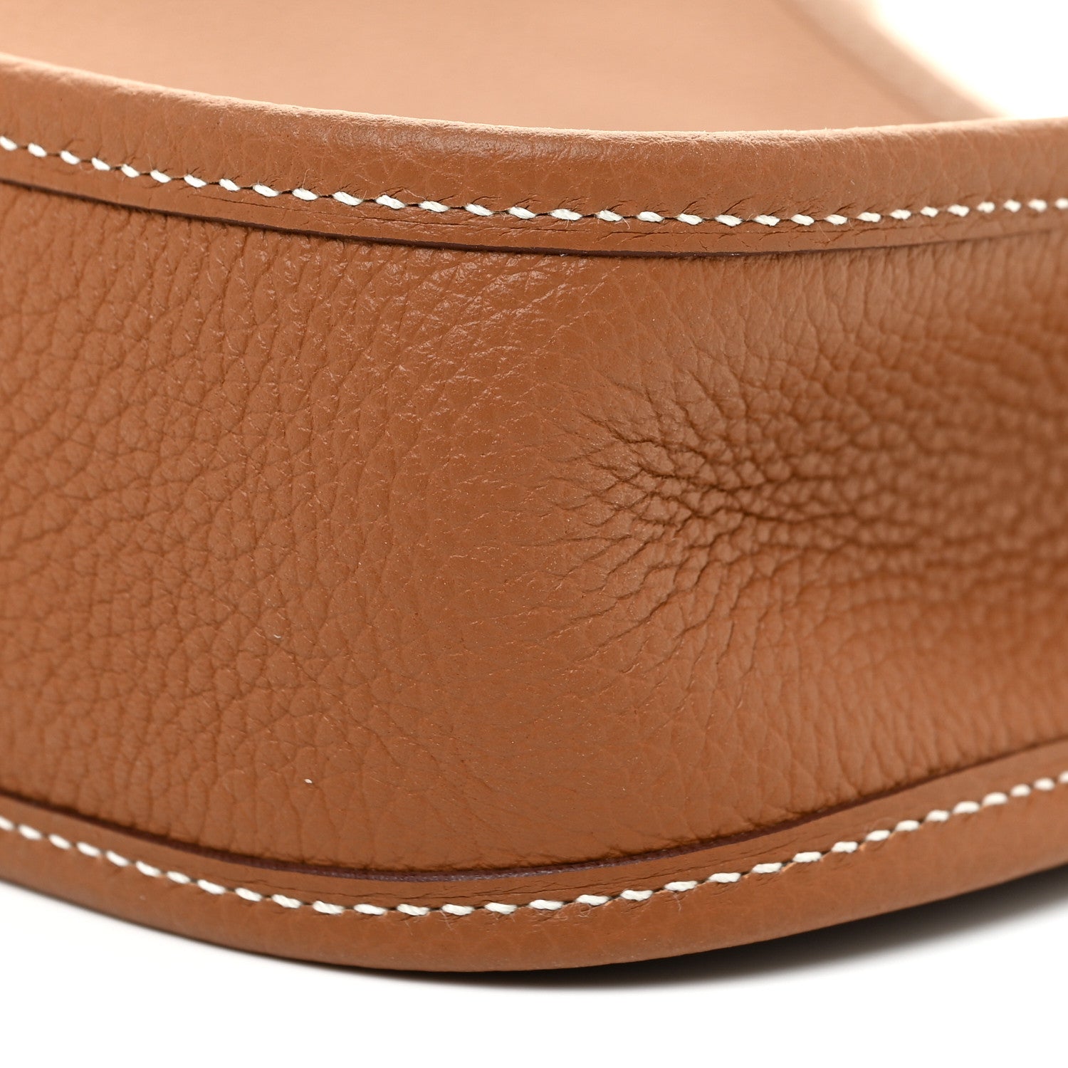 Hermes Taurillon Clemence Allegro Evelyne TPM Gold Cornaline White 8 of 9