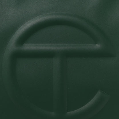 Telfar Vegan Leather Medium Shopping Bag Dark Olive 7 of 14