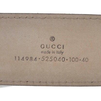 Gucci Leather Web Interlocking G Belt 100 40 4 of 4