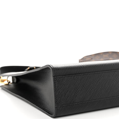 Louis Vuitton Epi Sac Plat PM Black 8 of 9
