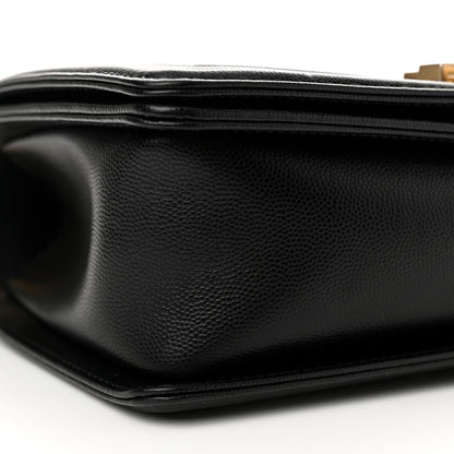 Chanel Caviar Quilted Medium Boy Flap Black 9 of 11