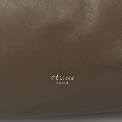 Celine Smooth Lambskin Medium Pillow Flap Grey 6 of 6