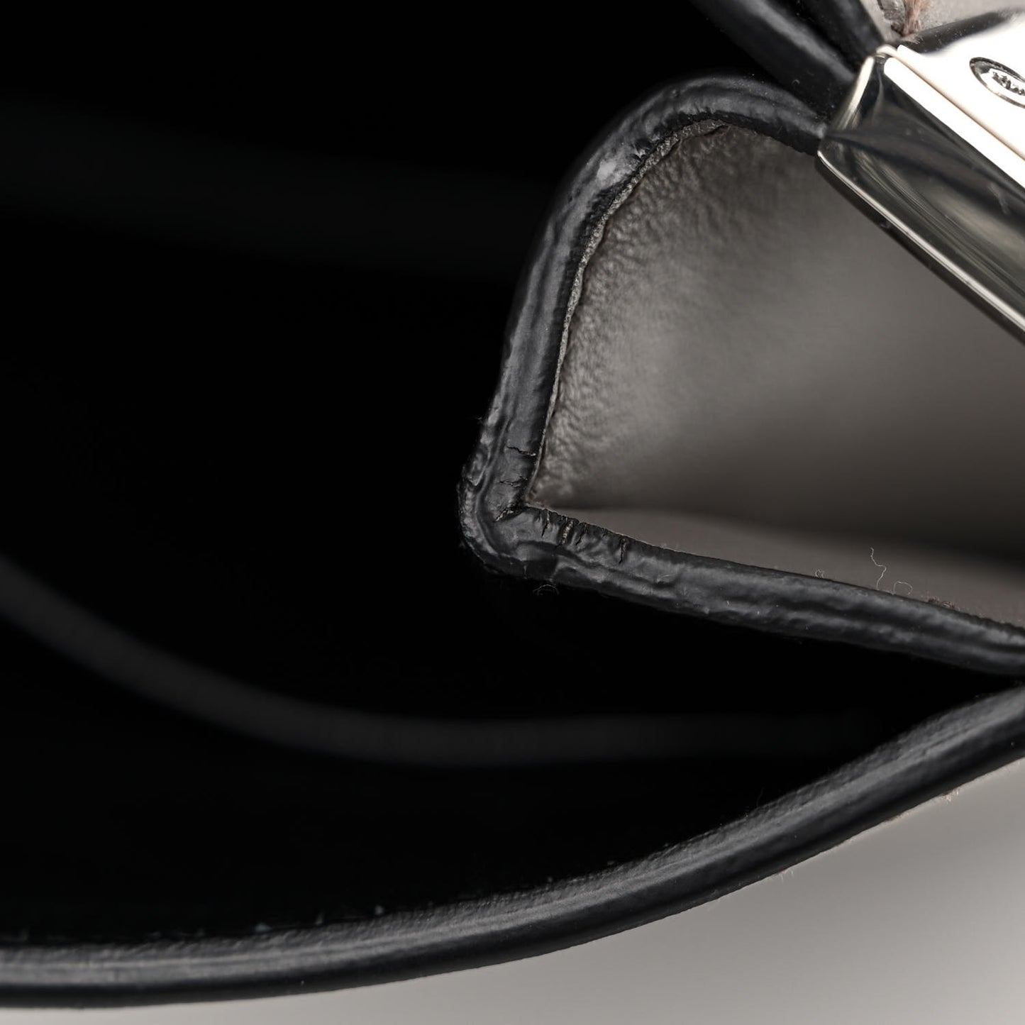 City Calfskin Small Margit Bag Argilla Black