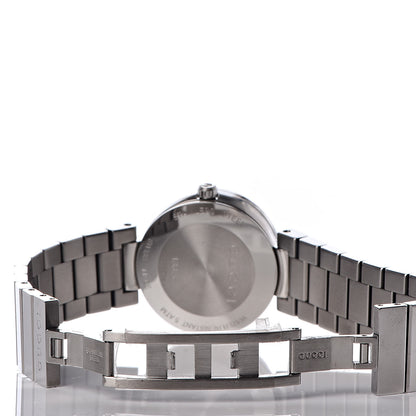 Gucci Stainless Steel 28mm Interlocking G Quartz Watch Black 6 of 12