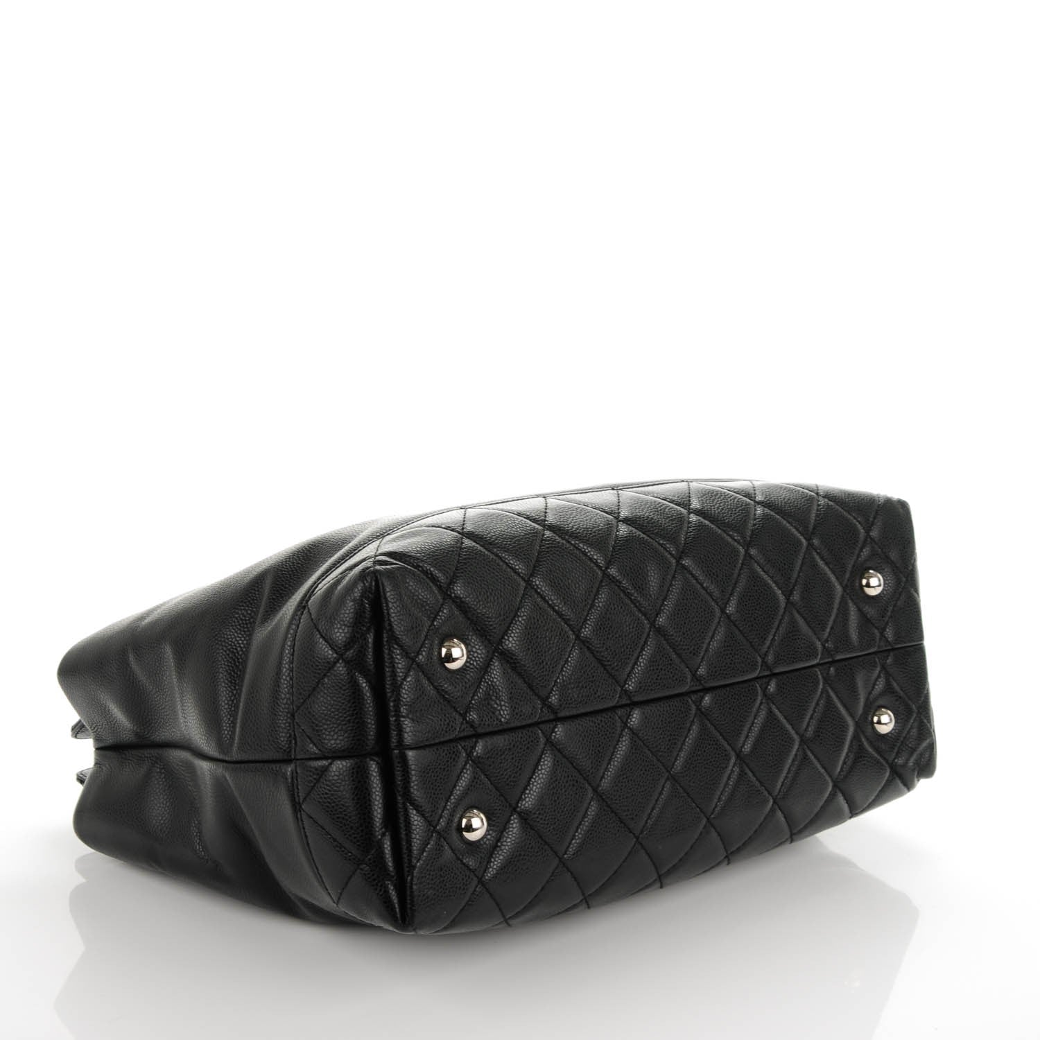 Chanel Caviar Large Soft CC Top Handle Tote Black 4 of 7