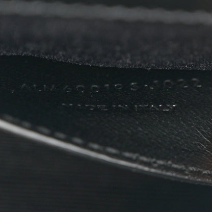 Saint Laurent Grain De Poudre Textured Mixed Matelasse Triquilt Small Monogram Monochrome Satchel Black 7 of 10