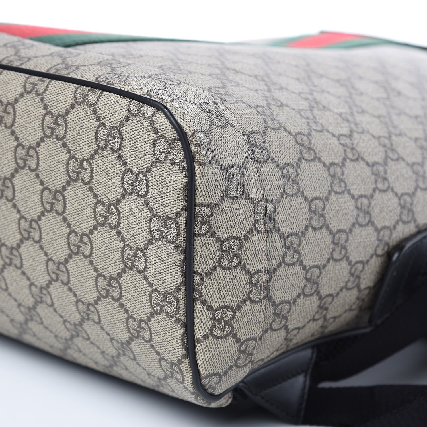 Gucci GG Supreme Monogram Web Dome Backpack Black 9 of 9