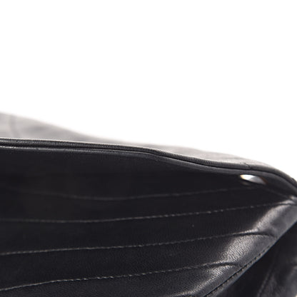 Chanel Lambskin Ribbon Quilted Small Single Flap Black 11 of 16