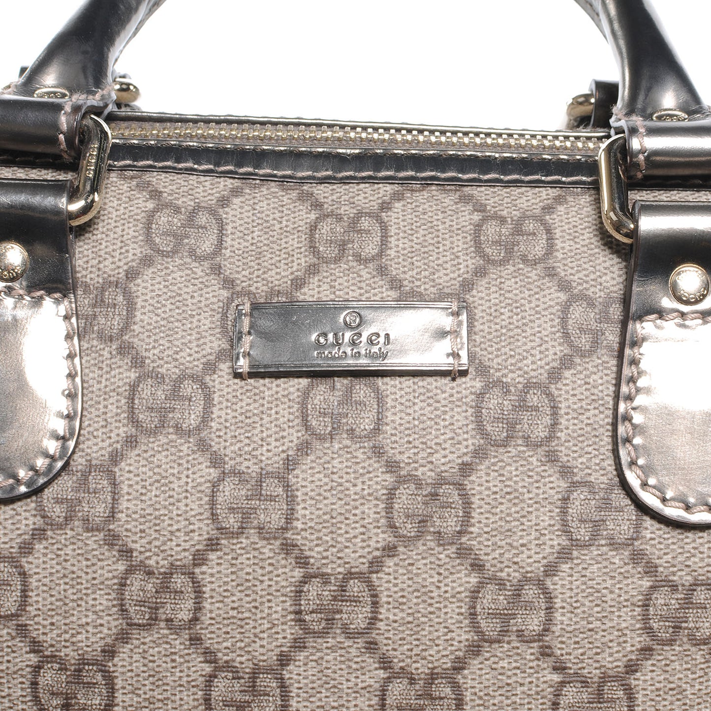 GG Plus Monogram Joy Tote Bag Metallic
