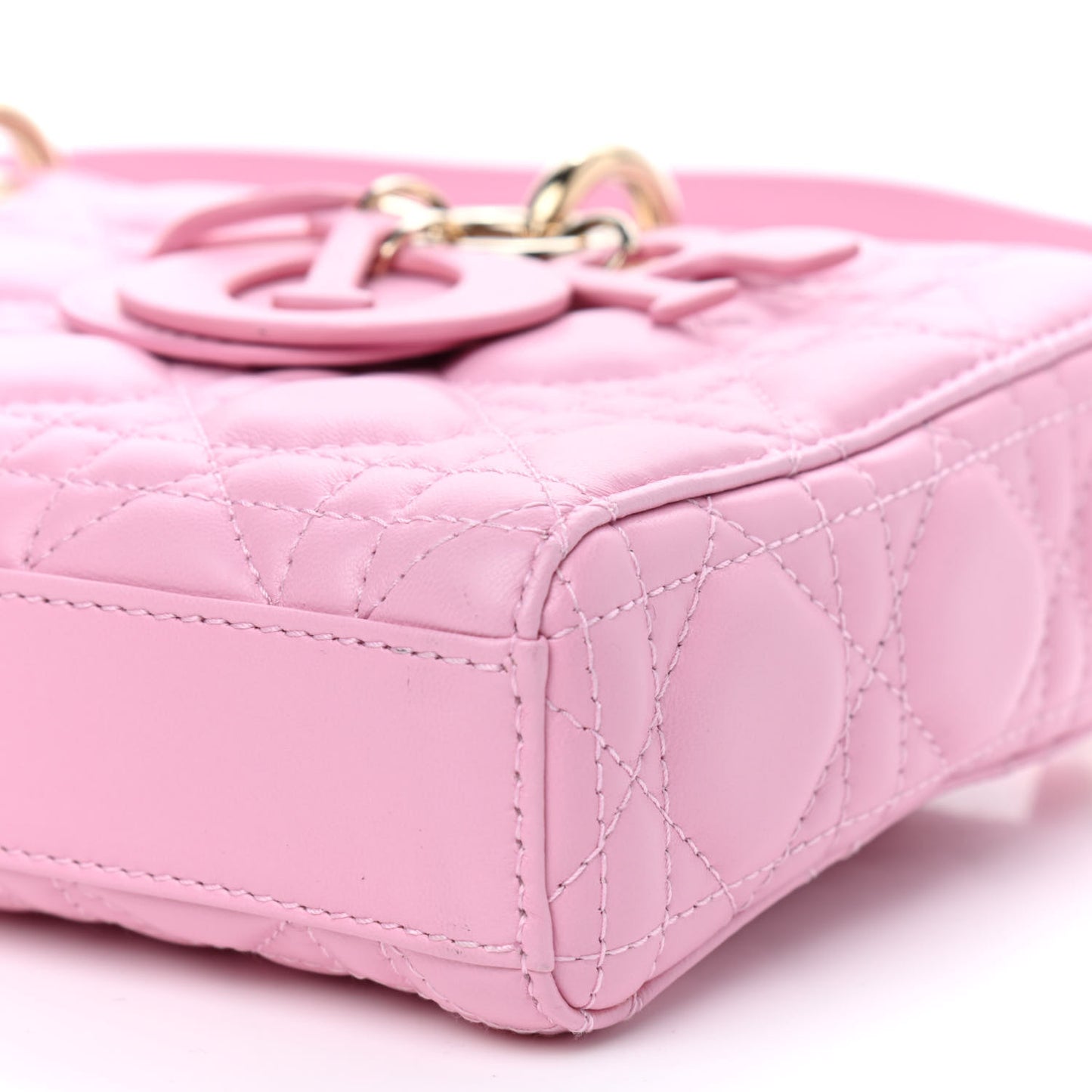 Lambskin Cannage East West Lady Dior Light Pink
