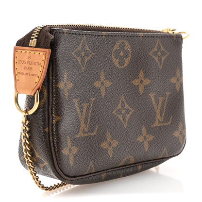 Louis Vuitton Monogram Complice Trunks and Bags Mini Pochette Accessories Beige 3 of 8