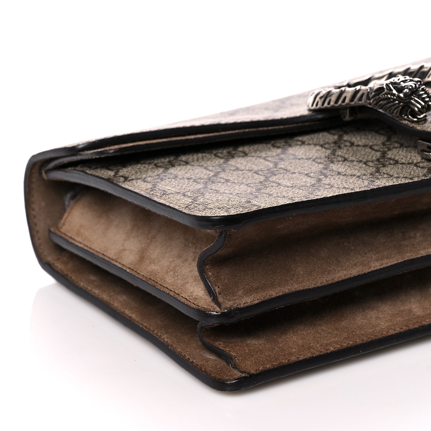 Gucci GG Supreme Monogram Small Dionysus Shoulder Bag Taupe 9 of 14