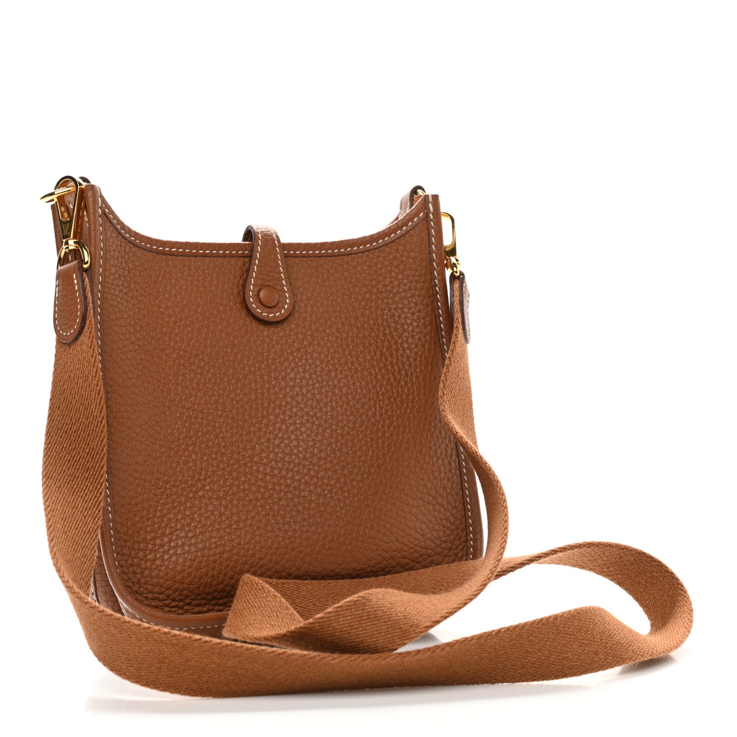 Hermes Taurillon Clemence Evelyne TPM Gold 3 of 10