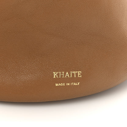 Khaite Smooth Calfskin Aria Bucket Bag Brown 6 of 9