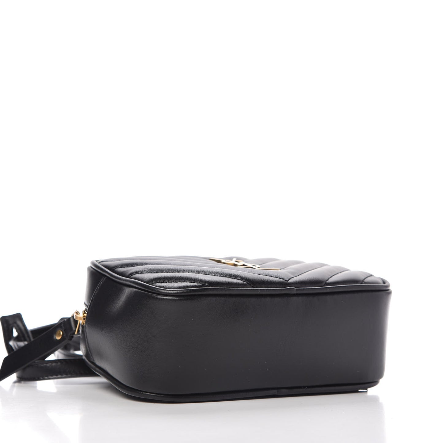 Calfskin Matelasse Monogram Lou Belt Bag Black