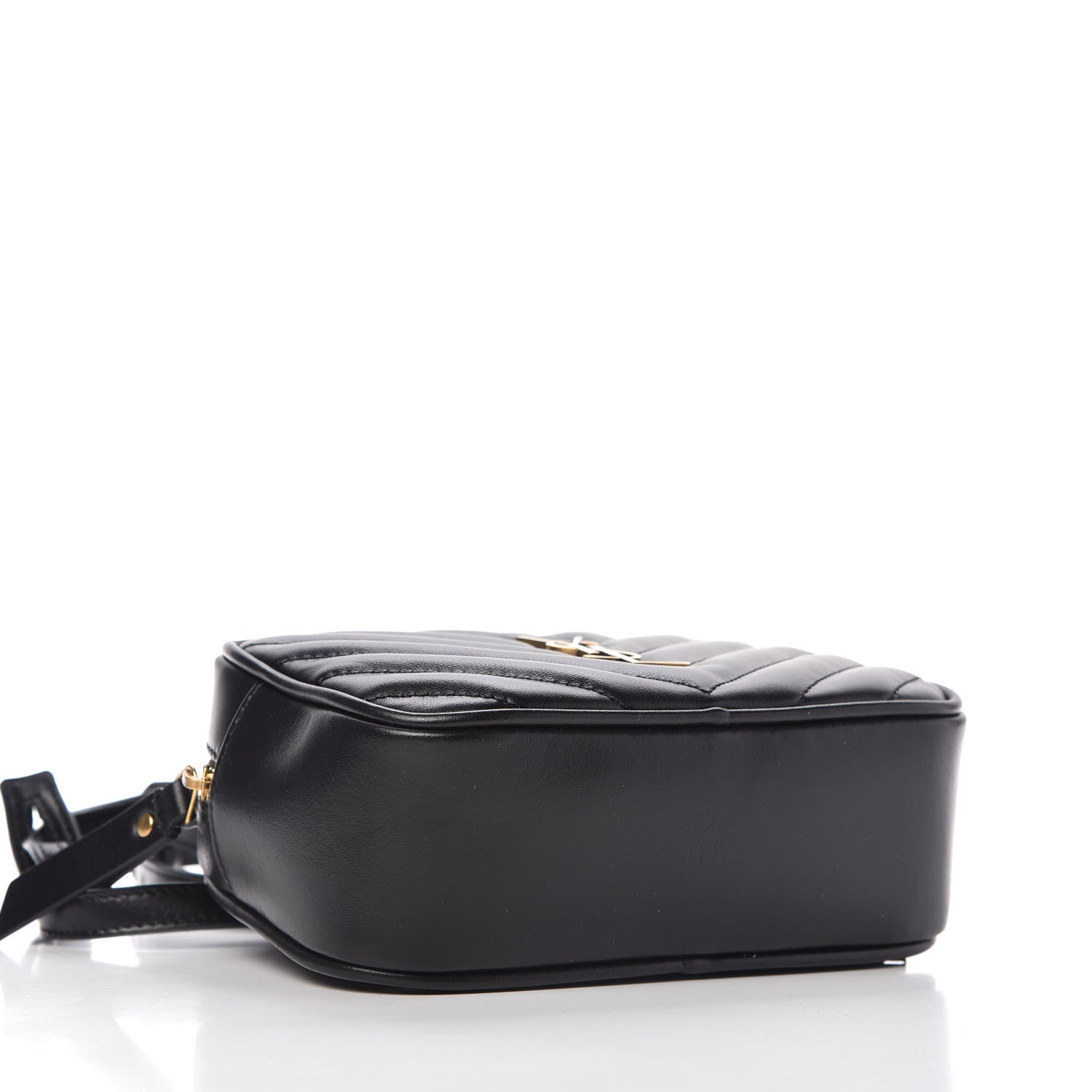 Saint Laurent Calfskin Matelasse Monogram Lou Belt Bag Black 4 of 10