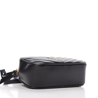 Saint Laurent Calfskin Matelasse Monogram Lou Belt Bag Black 4 of 10