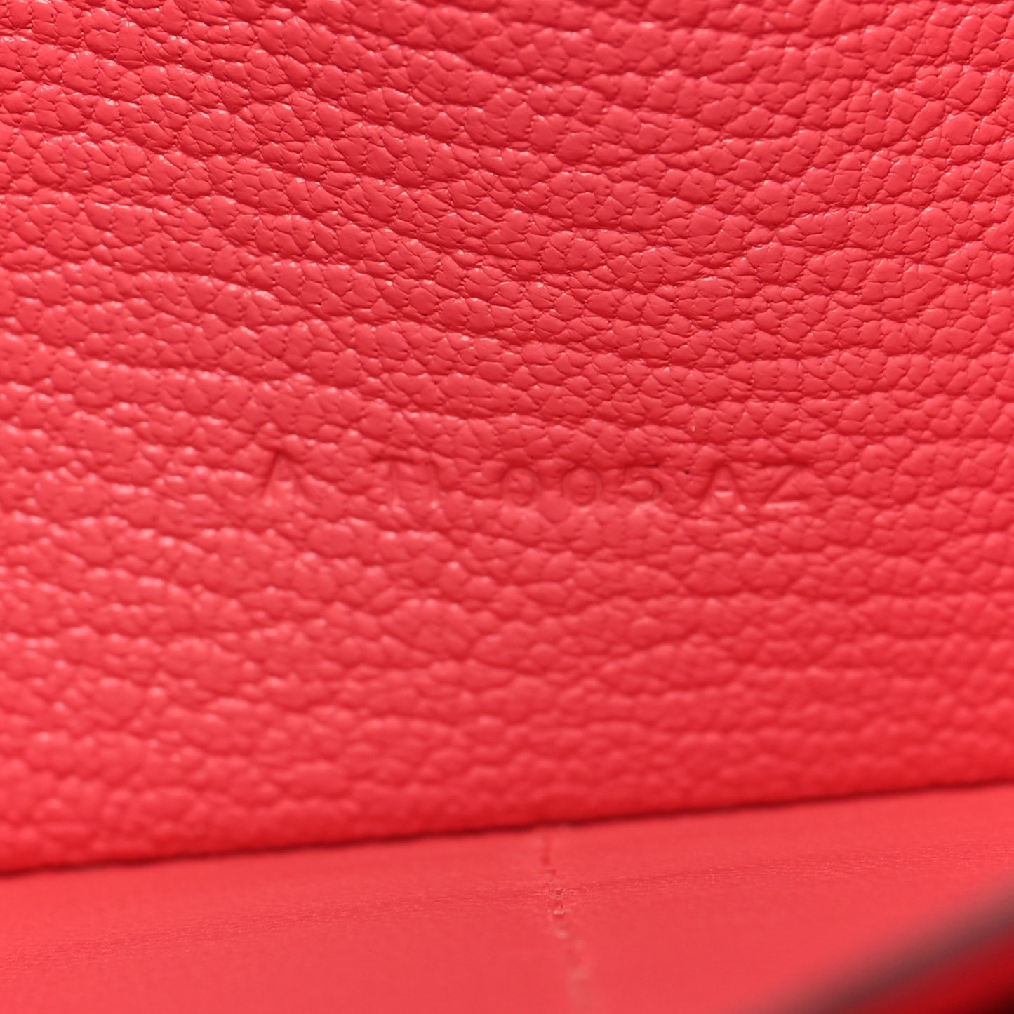 Chevre Mysore Kelly Longue Wallet Rose Lipstick