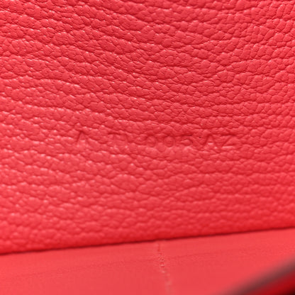 Hermes Chevre Mysore Kelly Longue Wallet Rose Lipstick 6 of 11