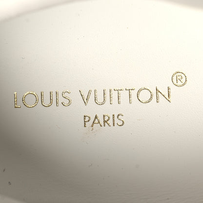 Louis Vuitton Calfskin Debossed Monogram Time Out Sneaker 38.5 Gray 9 of 9