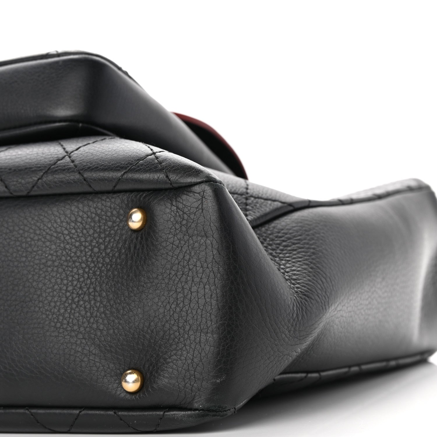 Chanel Calfskin Stitched Archi Chic Large Tote Black 10 of 10