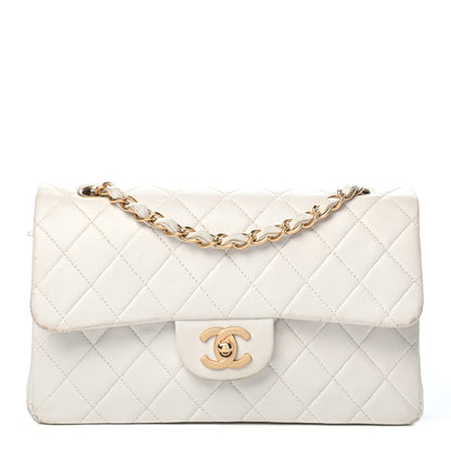 Chanel Lambskin Quilted Small Double Flap White 1 of 5