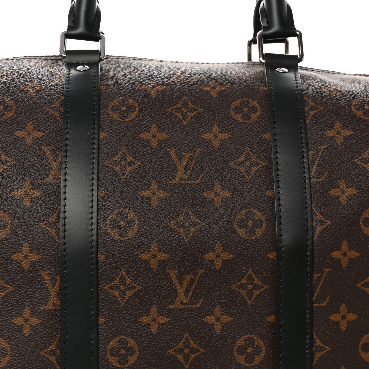Louis Vuitton Monogram Macassar Keepall Bandouliere 55 6 of 8