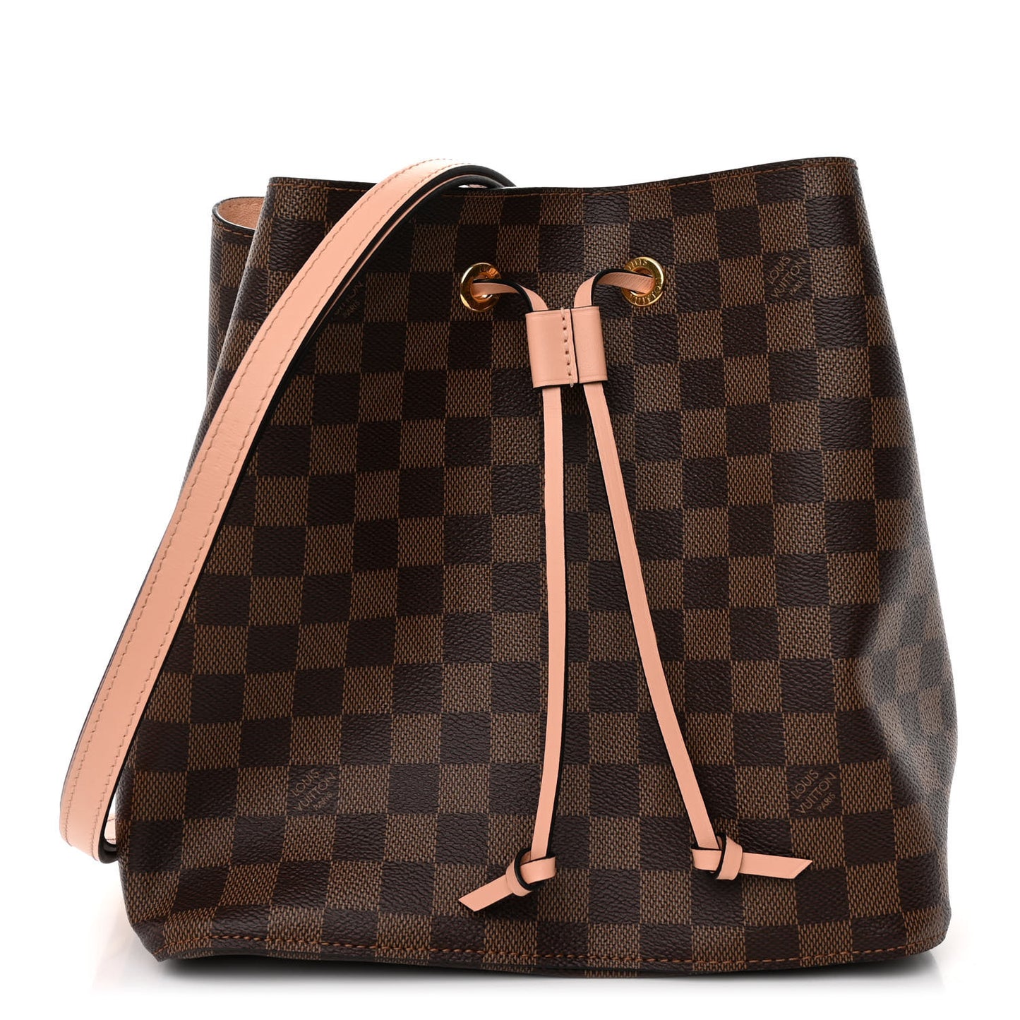 Damier Ebene Neonoe MM Venus Pink